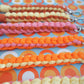 Anhänger "Ice Cream Collection" - zweifarbig - Knotwork orange