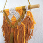 Wandbehang NATURE - braun/grün/gelb - Knotwork orange