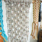 Kleiner Wandbehang THE WALL - rainbow dust - Knotwork orange