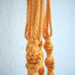 XL Blumenampel "1969" - mango & orange - Knotwork orange